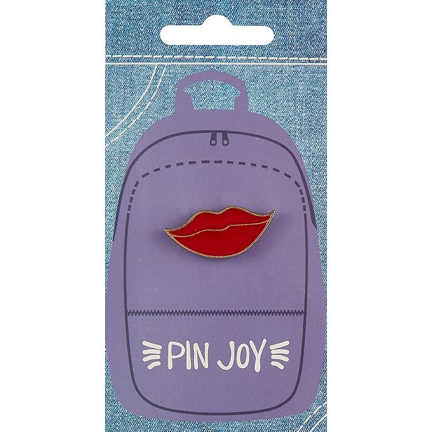 Значок «Губы», металл, Pin Joy 2733696 — 1
