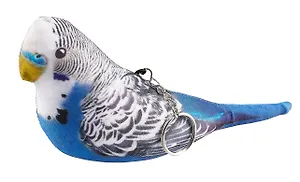 Брелок-антистресс Попугай волнистый (18х7) (АН2024-10)