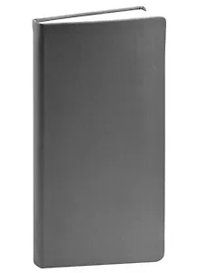 Записная книжка А6- 80л тчк. "Grace. Черный агат" интегр.обл., иск.кожа, скругл.углы, ляссе