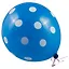 Шар надувной из латекса Полька Дот (ассорти) (1шт) — 2452316 — 1