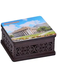 ГС Шкатулка малая резная с заливкой смола Новосибирск вид 1 (хдф) (95x65x52 мм)