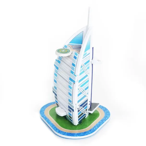 Пазл IQ 3D PUZZLE из пенокартона Бурж-Аль Араб 2519209 — 2