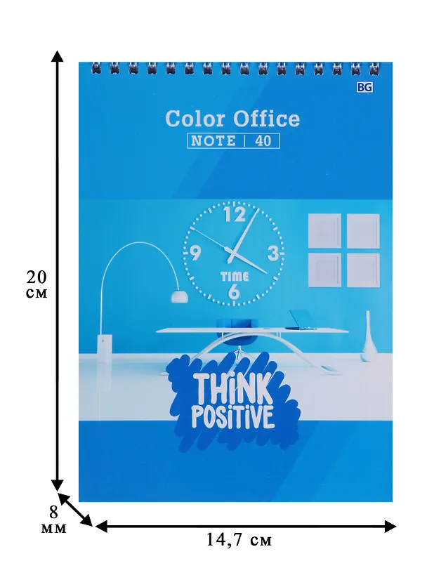 Блокнот А5 40 листов клетка "Color office" 245834 — 4