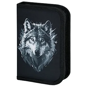 Пенал 1 отделение "Gray wolf" 21*14 см, полиэстер 3106010