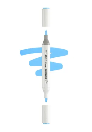 Маркер акриловый "Сонет" церулеум, двусторонний, перо кисть/пуля 3121998