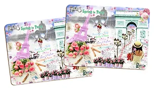 Набор подставок сервировочных Весна в Париже (PLM-02-Pspring) (2 шт) (21,5х29) (пробка) GiftLand 2414953
