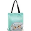 Сумка-шоппер Басик Замурчательная сумочка (мятная) текстиль 40см.*32см. — 2845569 — 1