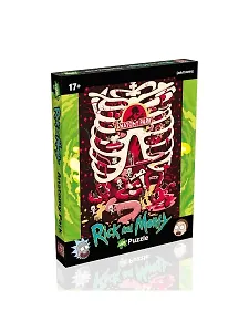 Пазл Rick&Morty/Рик и Морти Анатомия, 1000 деталей