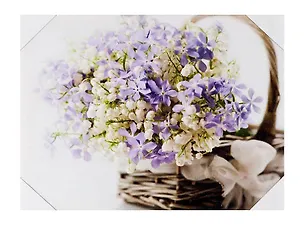 Картина Майские цветы в корзине (30х40) (740-038) 2430670