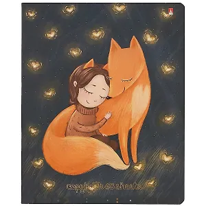 Тетрадь в клетку Альт, "Волшебные лисы", 48 листов, в ассортименте