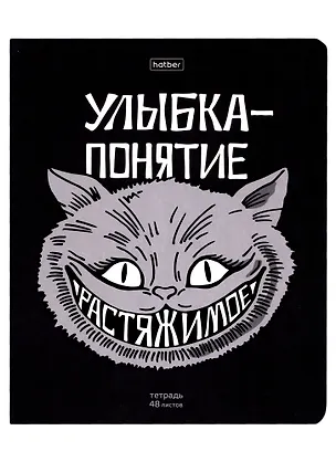 Тетрадь в клетку Hatber, "Улыбайся!", 48 листов, в ассортименте 2915507