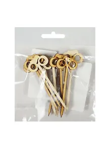 Набор канапе Велосипед (152261-C) (10шт.) (дерево) (упаковка)