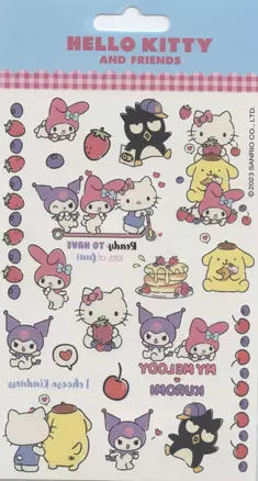 Наклейки-тату переводные 110*200 (Hello Kitty-2) — 2971232 — 1