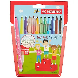 Фломастеры Stabilo, Trio, 12 цветов