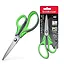 Ножницы 170мм офисные "Megapolis Ergo" эргоном.ручки, зеленые, блистер, ErichKrause — 262247 — 2