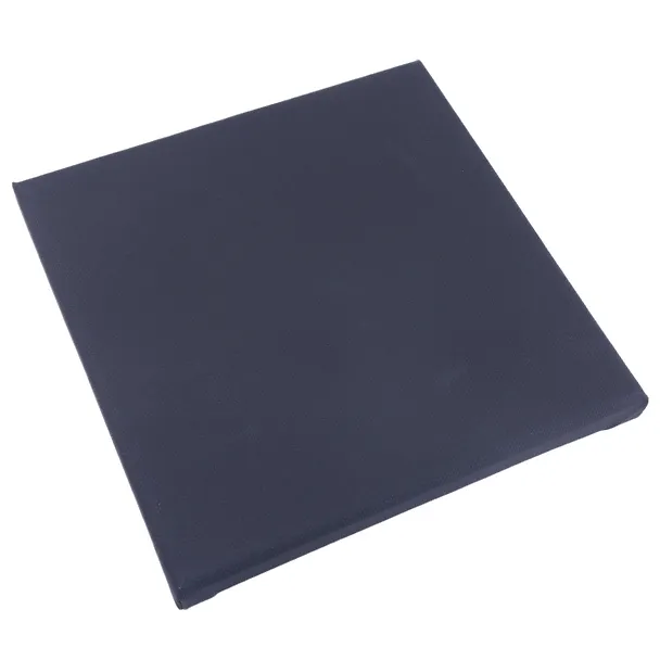Холст на подрамнике 20*20 "Ладога" черный акриловый грунт, 380г/м2, 100% хлопок, среднее зерно 3122001 — 4