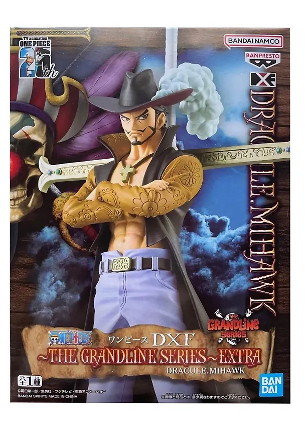 Фигурка-аниме Ван Пис One Piece The Grandline Series Дракуль Dracule (17см) (BNS1143) 3118880 — 2