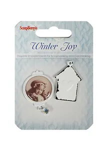 Набор металлических украшений Зимнее Утро 2 (SCB3409110) (2шт.) (упаковка)