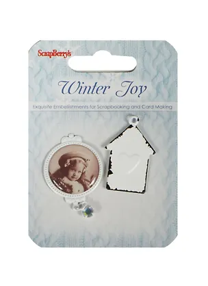 Набор металлических украшений Зимнее Утро 2 (SCB3409110) (2шт.) (упаковка) 2498440
