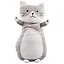 Мягкая игрушка Кот серый на спине (70 см) — 2640244 — 1