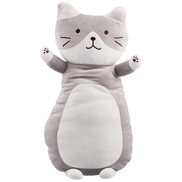 Мягкая игрушка Кот серый на спине (70 см) 2640244 — 1