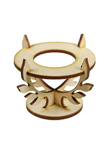 Подставка под яйцо Листики (152272) (дерево)