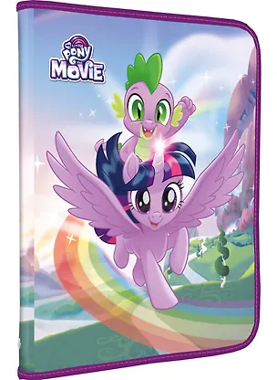 Папка для тетрадей А5 (24*18,5*2,5см) My Little Pony пластик 346177