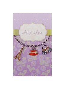 Кулон желтый Сумочка (QA-7197) (1см) (упаковка)