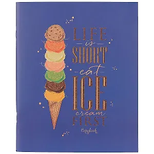 Тетрадь в клетку Paper Art, "Violet. Ice cream", 48 листов