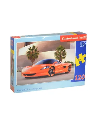 Пазл 120 MIDI B-13159 Гоночный автомобиль (32х23см) (6+) (коробка) (Castorland) 2480284