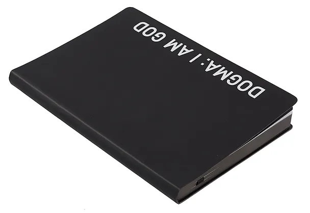 Ежедневник недатированный «Black style. Dogma» А5, 136 листов, экокожа, Listoff 3061353 — 2