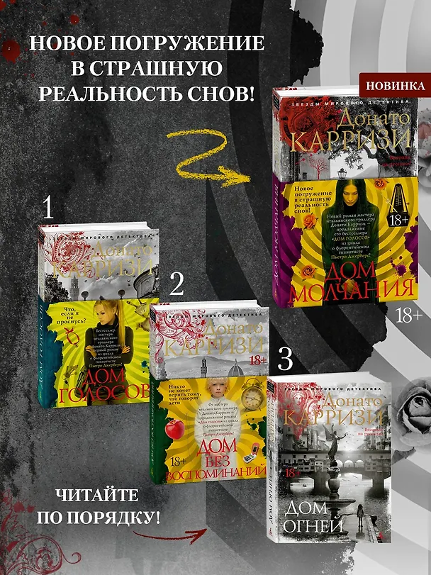 Книга Дом молчания (Донато Карризи) — 9
