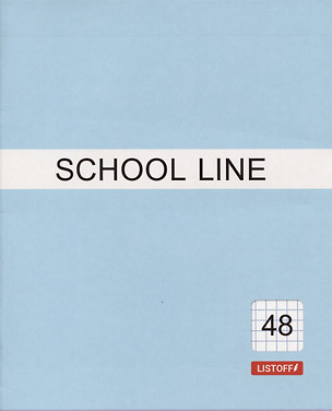 Тетрадь в клетку Listoff, Basic line, 48 листов, в ассортименте — 2900958 — 1