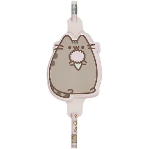 Набор канцелярский "Pusheen" карандаш ч/гр, блок для записей 30л, инд.подвес