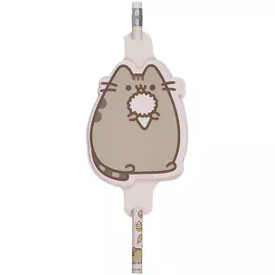 Набор канцелярский "Pusheen" карандаш ч/гр, блок для записей 30л, инд.подвес — 2908993 — 1