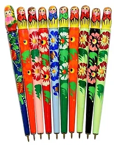 Ручка сувенирная АКМ, "Матрешка"