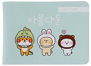 Обложка для студенческого Kawaii Зверюшки