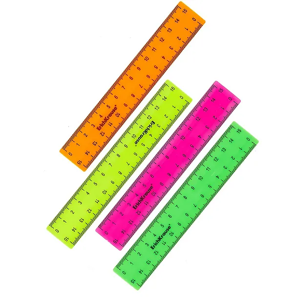 Линейка 15 см «Neon Solid», Erich Krause, в ассортименте 262157 — 5
