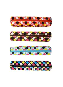 Пенал 1отд. "Смайлики" 20*3см, кожзам, инд.уп., ассорти