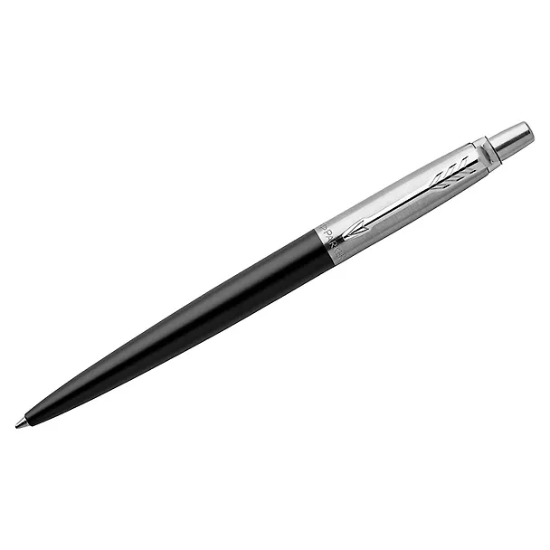 Ручка подарочная шариковая синяя, Jotter Bond Street Black CT, Parker 242996 — 10