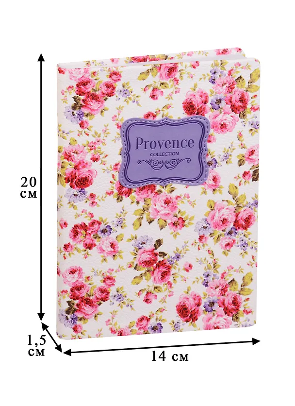Ежедневник недатированный «Provence» А5, 96 листов, экокожа, InFolio 244914 — 2