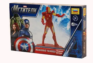 ЗВ 2033 Мстители Marvel Железный человек (сборная фигура) (7+) (коробка)