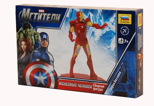 ЗВ 2033 Мстители Marvel Железный человек (сборная фигура) (7+) (коробка) 2357894 — 1