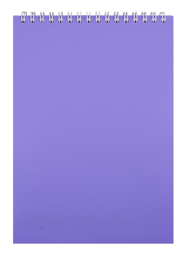 Блокнот А5 80л кл. "NEWtone PASTEL" пласт.обл., гребень, офсет 80г/м2, ассорти 254541 — 1