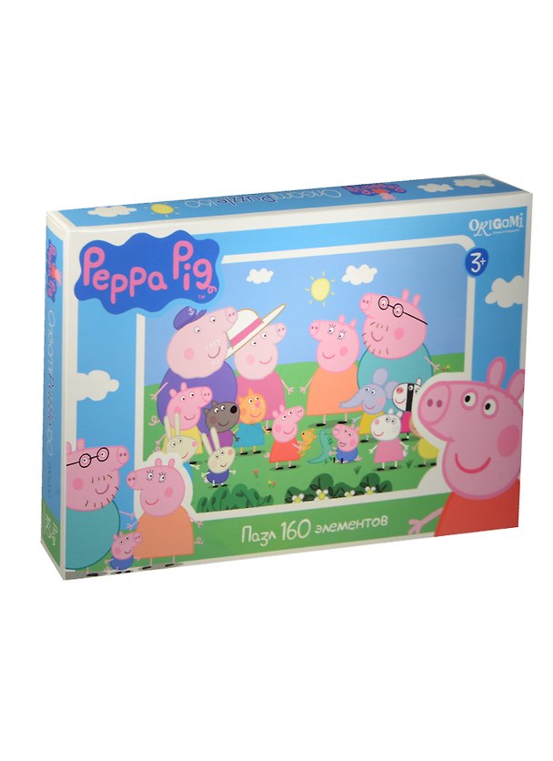 Пазл Оригами 160эл 220*330мм Peppa Pig 01543 2489041 — 1