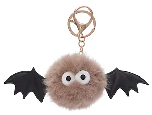 Брелок-помпон Летучая Мышка (иск.мех) (4см) (12-01305-202406-3) Bookvalno
