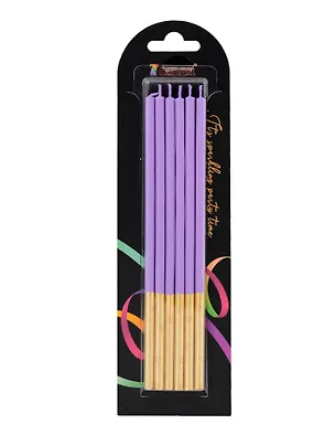 Набор свечей для торта Violet (фиолетовые) (6шт) (15см) (12-7color-candle_16) 3106240