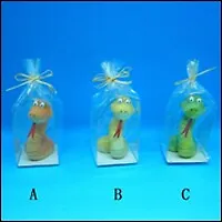 Фигурка декоративная "Змея" (581262) 3 в., L8 W3 H5 см (Ремеко РС) 2332244