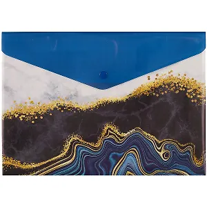 Папка-конверт А4 на кнопке ""