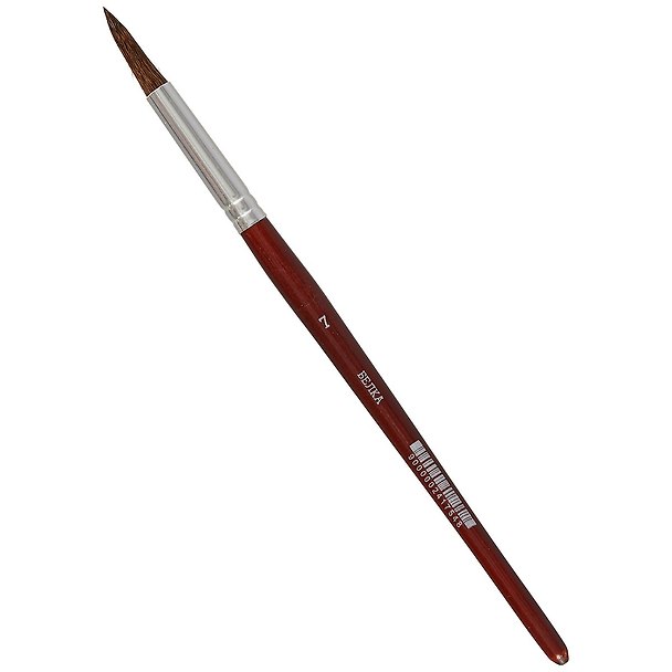 Кисть из волоса белки, круглая, № 7 241754 — 1